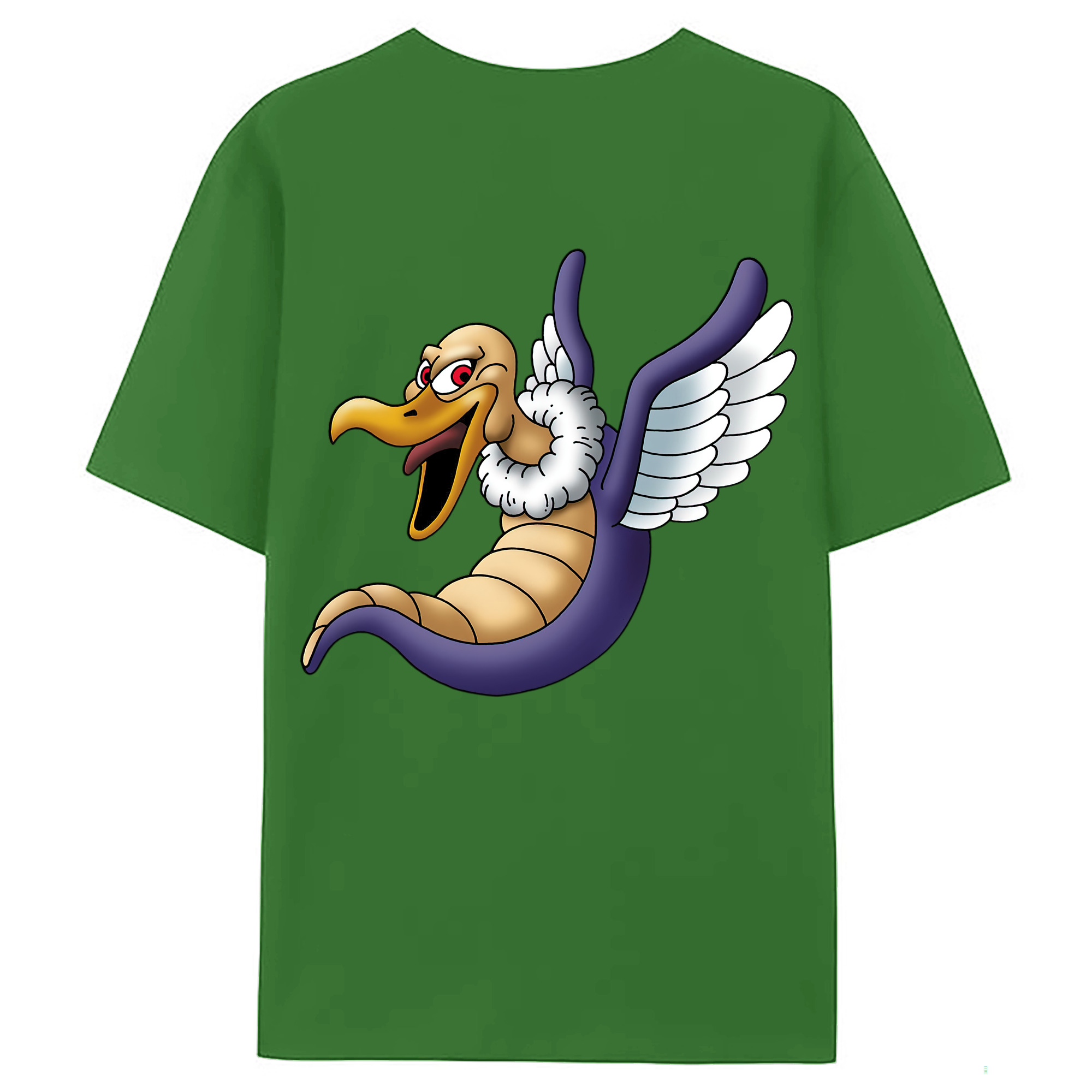 （画像用） ドラゴンクエスト Doragon Kuesuto Dragon Quest レディース半袖Tシャツ(バックプリント)